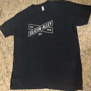 NEW Silicon Alley NYC T-Shirt Large lets go silicon valley Since 1878